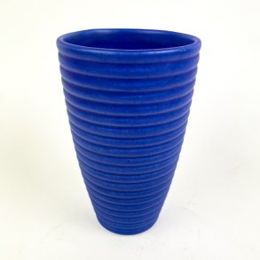 Bl� retro rillet vase