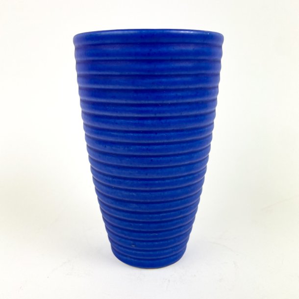 Bl� retro rillet vase