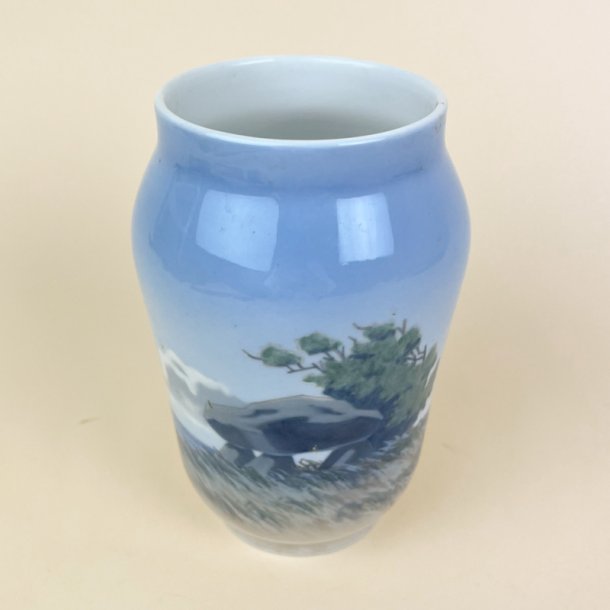 Royal Copenhagen vase - landskab 2. sortering