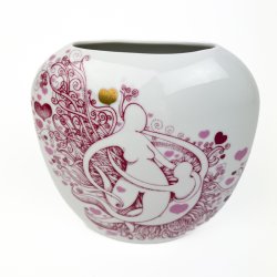 Retro senget�j pastelstriber