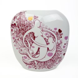 Retro senget�j pastelstriber