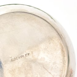 Vintage Vase aus Silberauflage