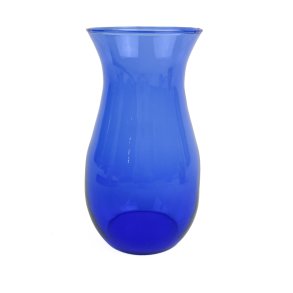 Vintage koboltbl� glasvase