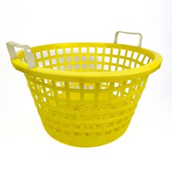 Gul retro vasket�jskurv