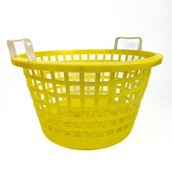 Gul retro vasket�jskurv