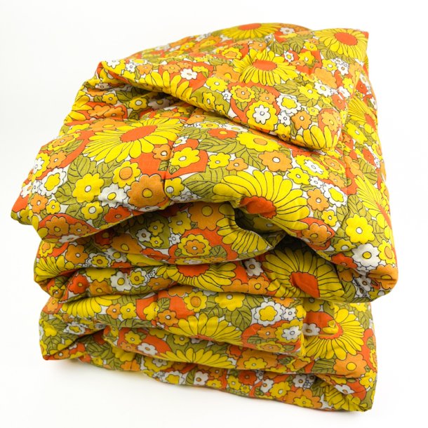 To blomstrede vintage vatt�pper