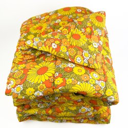 To blomstrede vintage vatt�pper