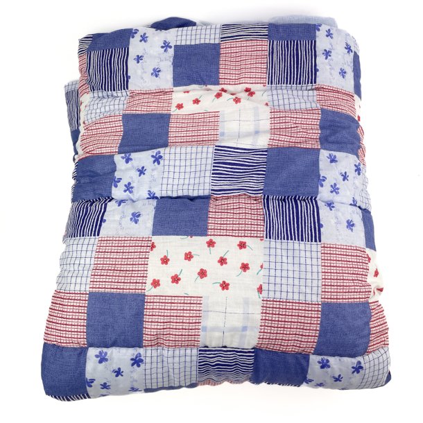 Retro vattppe med patchworkmnster