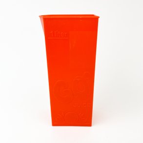 Orange retro juicekande 1 liter