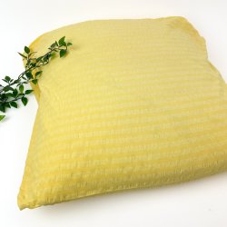 Gelber Retro-Kissenbezug