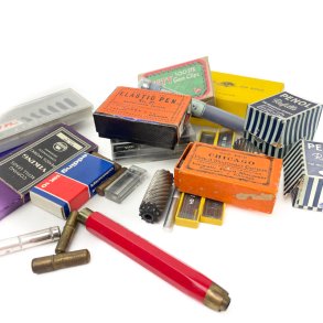 Vintage kunstmaterialer til blyanttegning