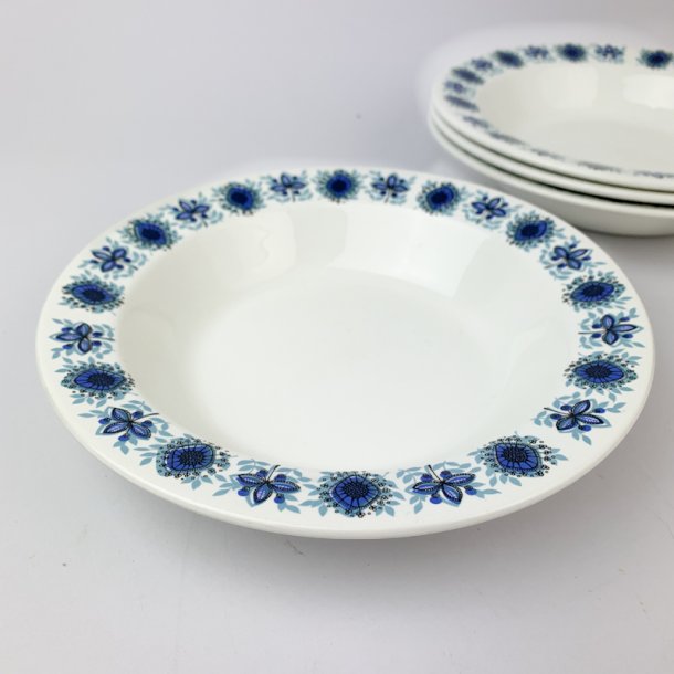 Vintage dyb tallerken - Stavangerflint, Norge