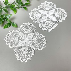 To hklede vintage flakoner