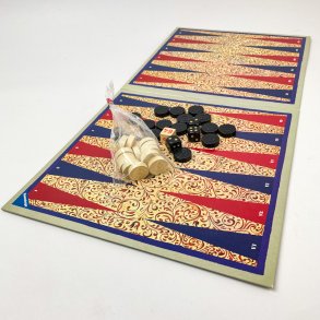 Retro Backgammon-Spiel.