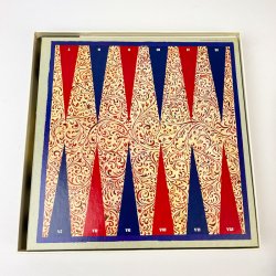 Retro Backgammon-Spiel.