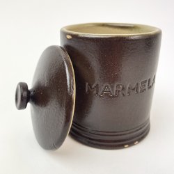 Vintage marmeladekrukke i stent�j