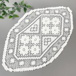 Geklppelter Vintage-Tischlufer.