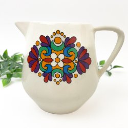 Farverig vintagekande fra 1970erne