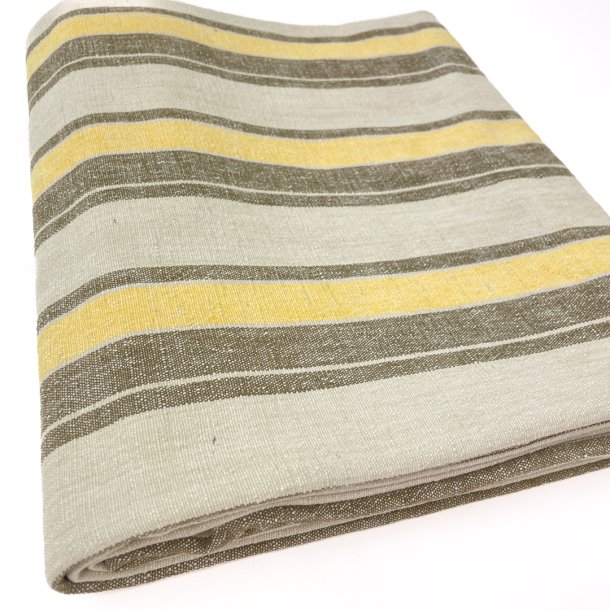 Retro Tischdecke aus rustikaler Baumwolle  220 cm lang