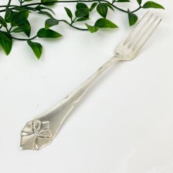 Gaffel slvplet - fransk lilje