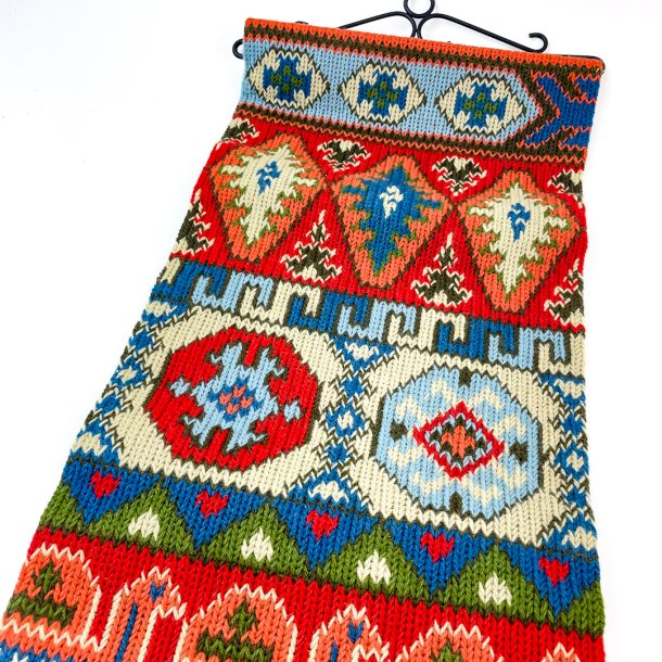 Fantastisk strikket klokkestreng