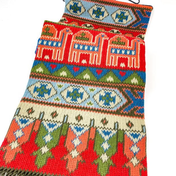 Fantastisk strikket klokkestreng