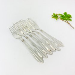 Gabel, versilbert - Lone