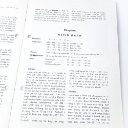 Vintage strikkeopskrift 1960'erne  pige sweater og cardigan