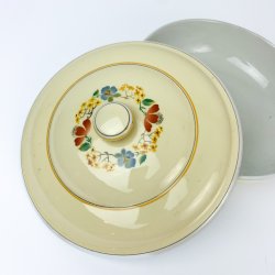 Servierschale mit Deckel - Elisabeth, Aluminia.