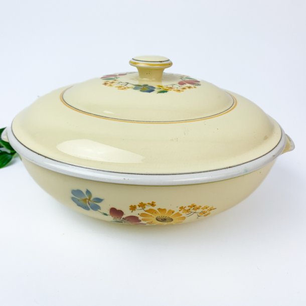 Servierschale mit Deckel - Elisabeth, Aluminia.