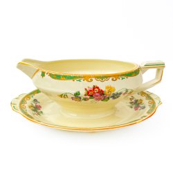 Farverig vintage sovsekande fra Grindley 