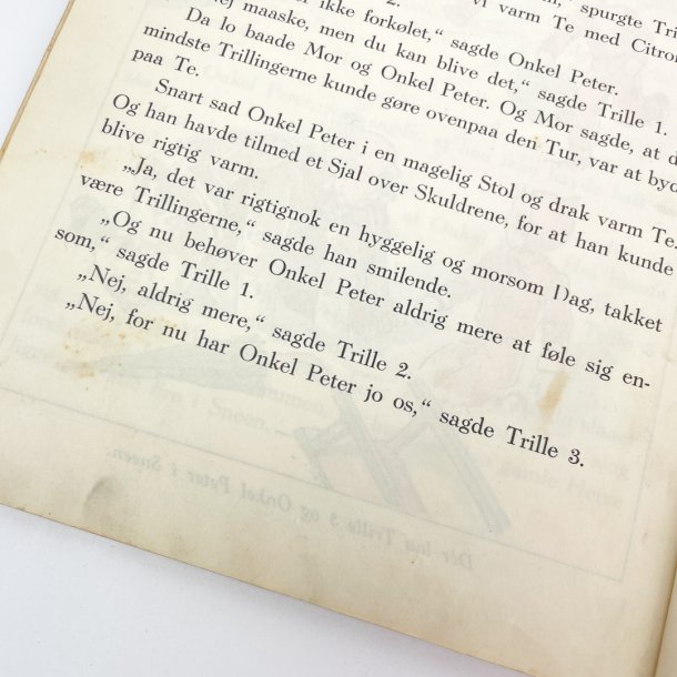 Vintage b�rnebog: Trillingerne og deres ny onkel