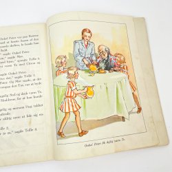 Vintage b�rnebog: Trillingerne og deres ny onkel