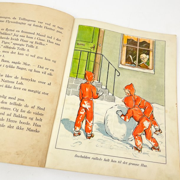 Vintage b�rnebog: Trillingerne og deres ny onkel