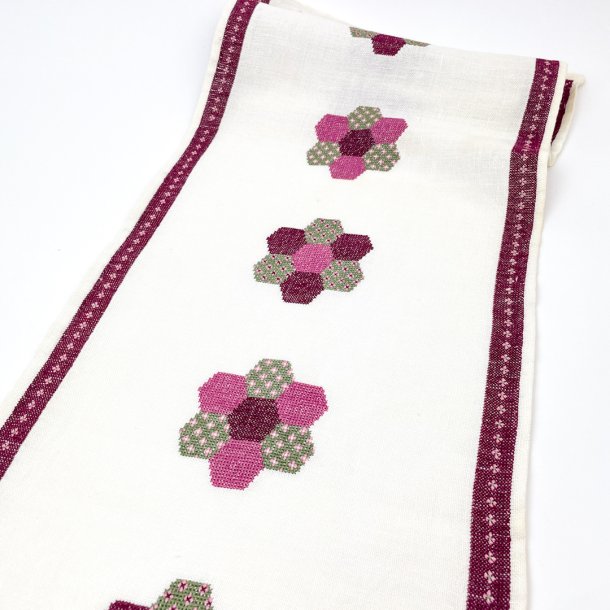 Vintage bordlber med patchworkmnster