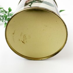 Retro Kchendose mit Blumenmotiven