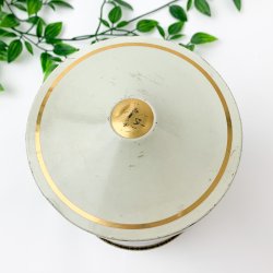 Retro Kchendose mit Blumenmotiven