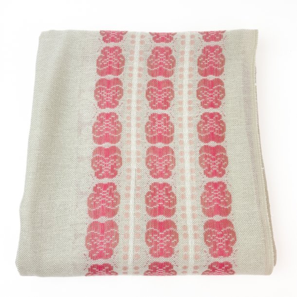 Retro dug i beige og rosa  240 cm