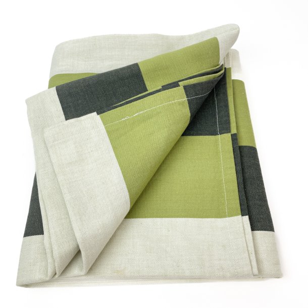 Retro Tischdecke mit breiten Streifen  220 cm