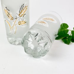 Sukkerglaseret Italiensk vintage drikkeglas 