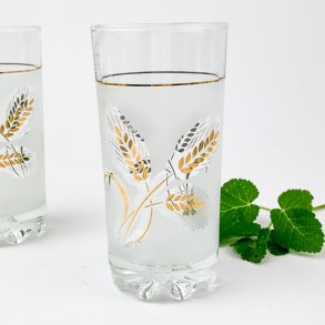 Zuckerbeschichtetes italienisches Vintage-Trinkglas