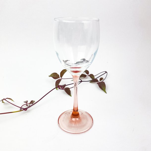 Rosa dessertvinsglas - Fransk 