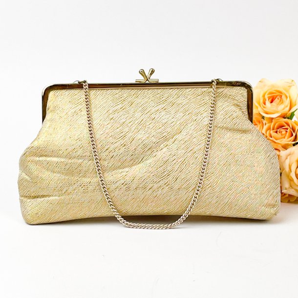 Goldene Vintage-Clutch