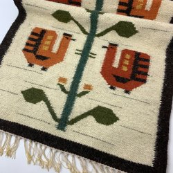 Heller Kelim-Teppich, 55 x 87 cm.