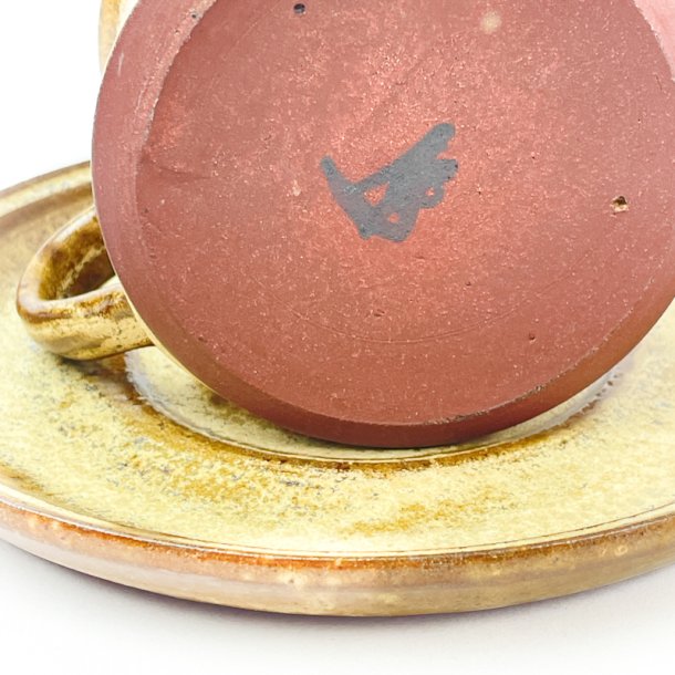 Retro Steingut-Teetasse