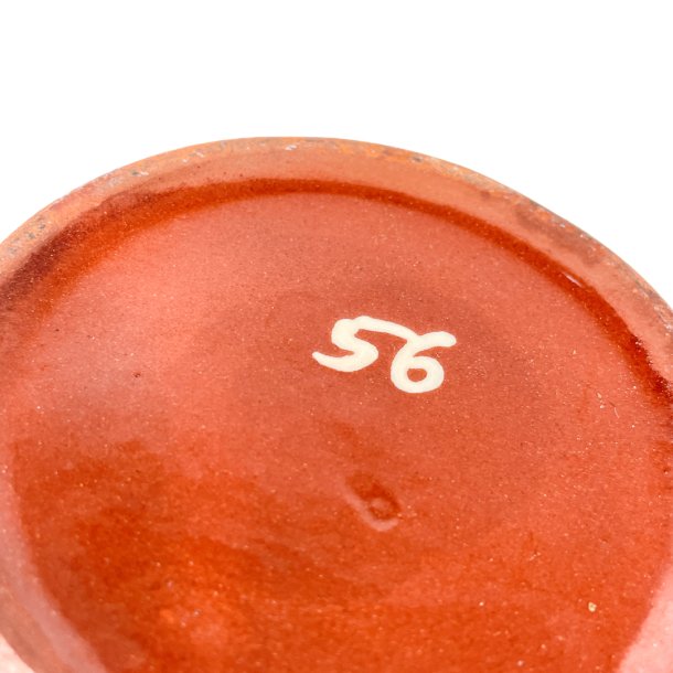 Hbscher Vintage-bertopf mit klassischer Bauernmalerei