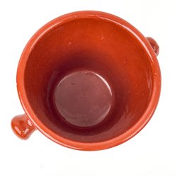 Hbscher Vintage-bertopf mit klassischer Bauernmalerei