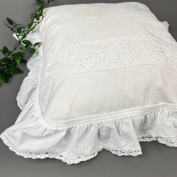 Vintage babypudebetrk med flsekant