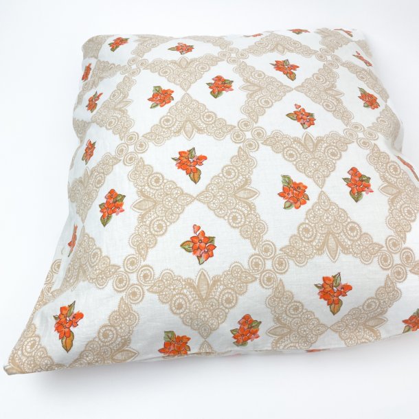 Retro pudebetrk med blomster