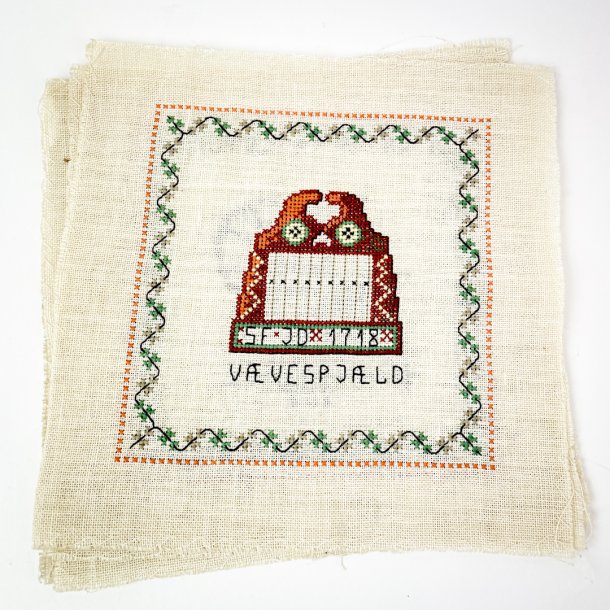 Vintage broderis�t med 8 motiver